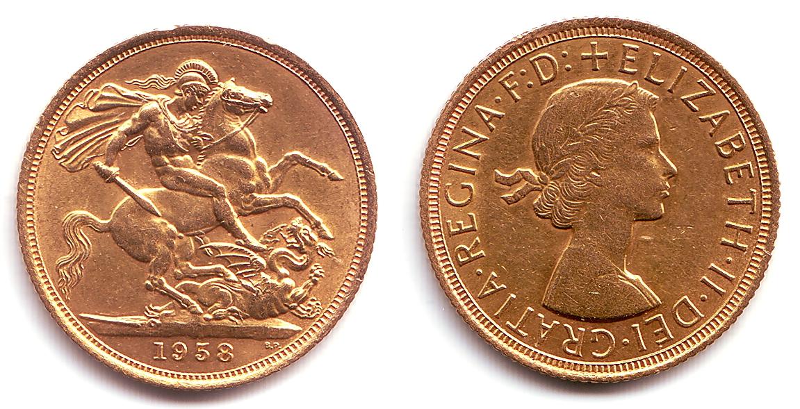 Foto Großbritanien 1 Sovereign 1958