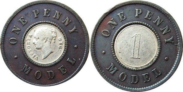 Foto Großbritanien Penny 19 Jh
