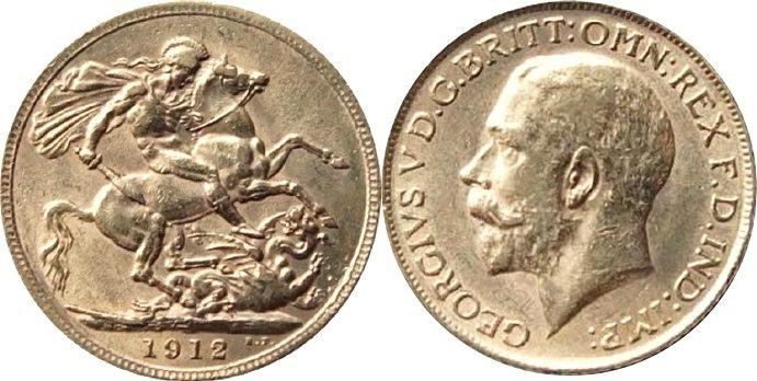 Foto Großbritanien Sovereign 1912
