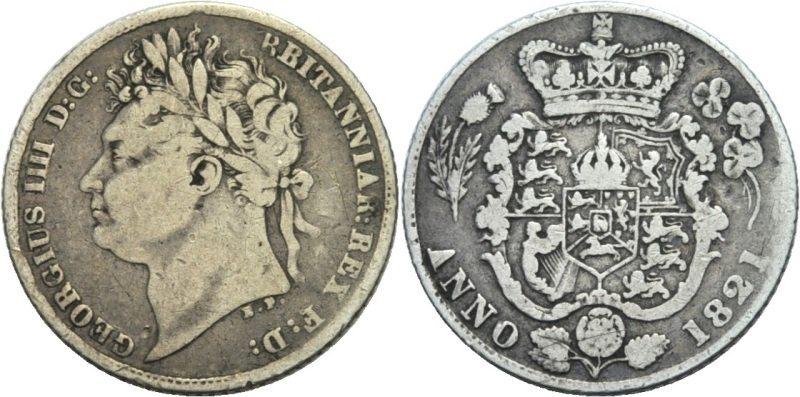 Foto Großbritannien 6 Pence 1821