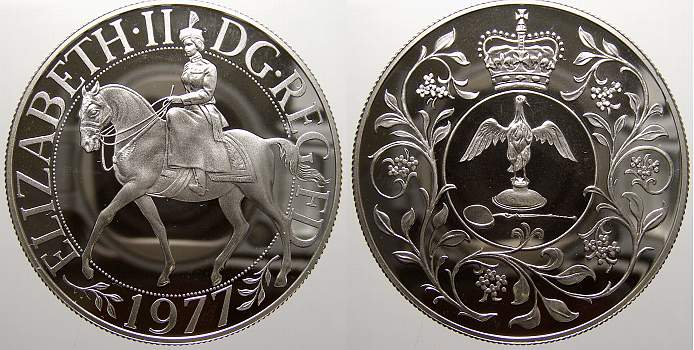 Foto Großbritannien Crown (25 Pence) 1977