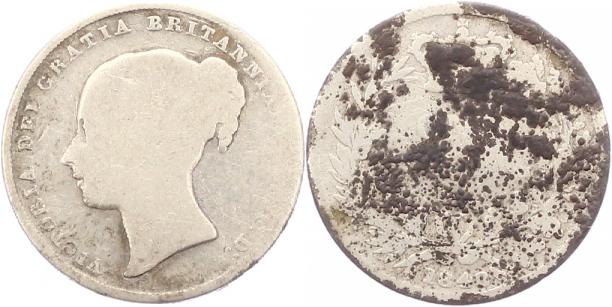 Foto Großbritannien Shilling 1848
