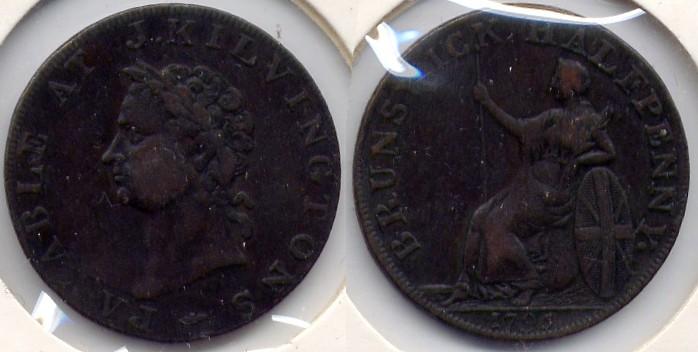 Foto Grossbritannien / Great Britain Halfpenny Token 1795