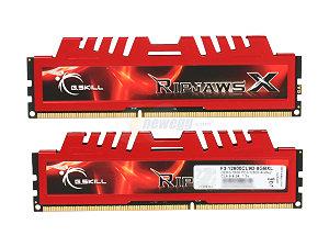 Foto G.Skill F3-12800CL10D-16GBXL DDR3 Performance Ripjaws X Red