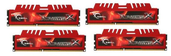 Foto G.Skill F3-17000CL11Q-16GBXL DDR3 Performance Ripjaws X Red