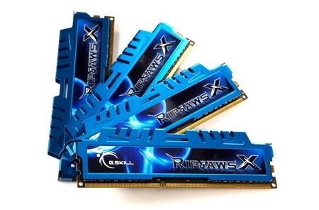 Foto G.Skill F3-1866C9Q-32GXM DDR3 Performance Ripjaws X Blue