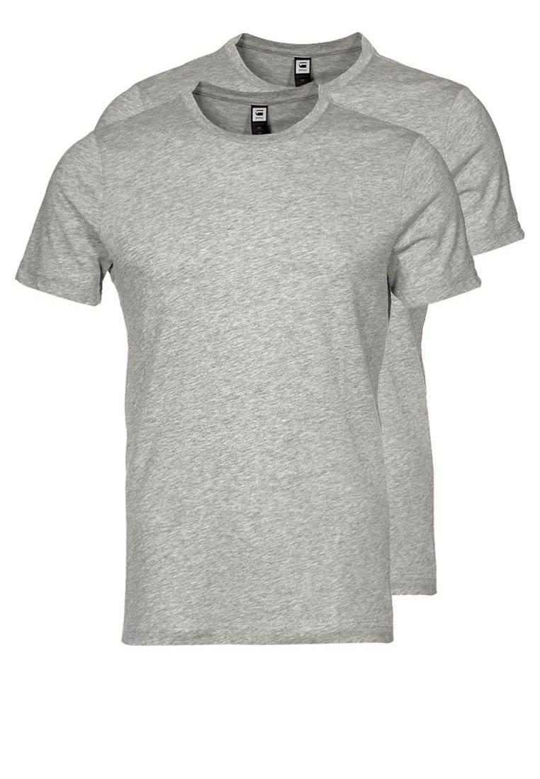 Foto Gstar Base 2pack Camiseta Básica Gris XXL