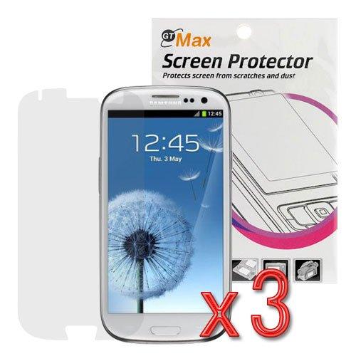 Foto Gtmax 3 X Protector De Pantalla Transparente Para Samsung Galaxy S3 S
