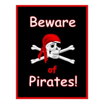 Foto Guárdese del poster de la impresión de los piratas