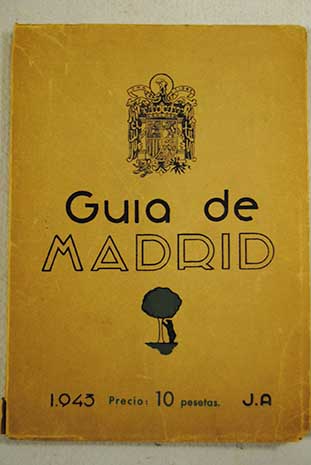 Foto Guía de Madrid y principales comunicaciones de España