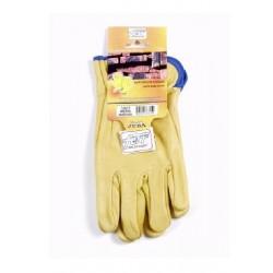 Foto Guante flor vacuno amarillo JUBA