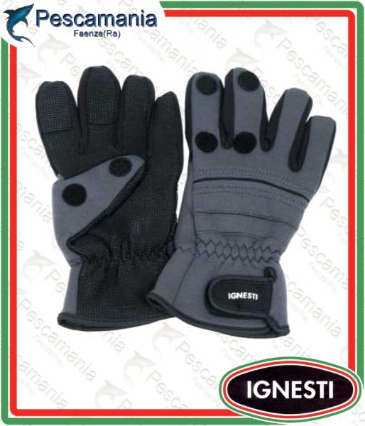 Foto guantes de neopreno Ignesti con 3 dedos abiertos