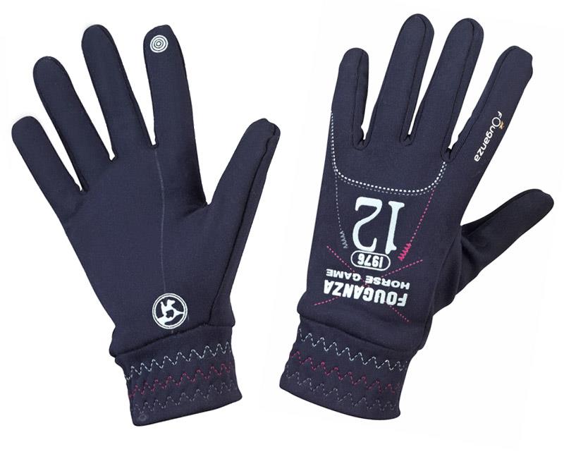 Foto guantes fouganza 12 junior marino/cielo 14 años