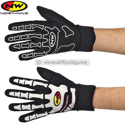Foto Guantes Northwave Skeleton - Negro/Blanco