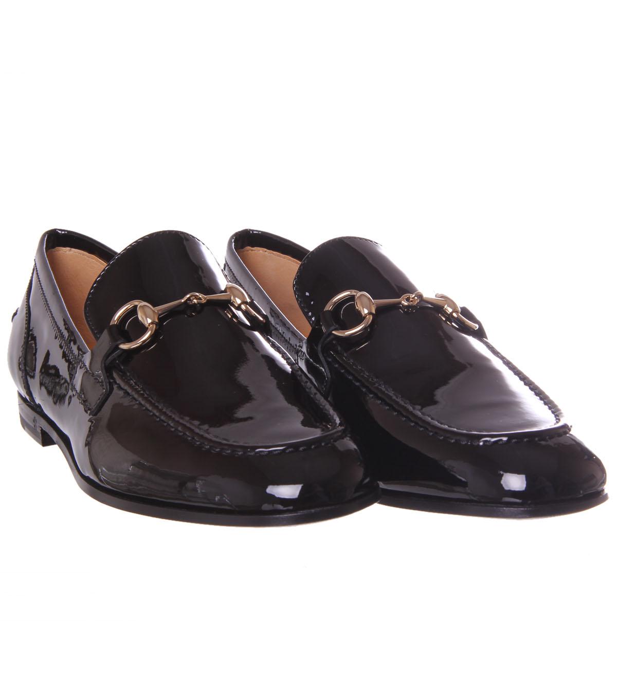 Foto Gucci Black Patent Leather Loafer