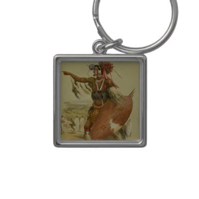 Foto Guerrero del Zulú, Utimuni, sobrino de Chaka el úl Llaveros...