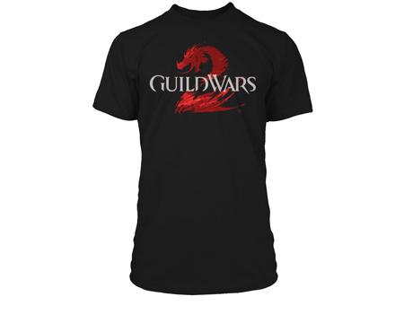 Foto guild wars 2 GE1603XL - logo black/grey extra large t-shirt, red (g...