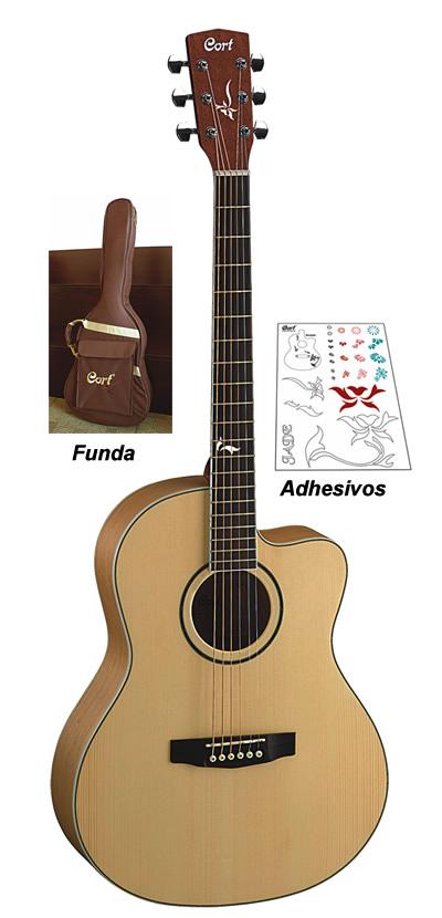 Foto Guitarra acustica cort jade1e