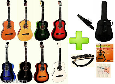 Foto Guitarra Clasica 4/4 Msa+funda+afinador+accesorios . 2 A�os De Garantia -nueva-