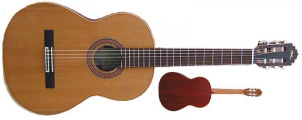 Foto Guitarra clasica c-1 eco rojo
