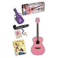 Foto guitarra daisy rock pixie starter set rosa (6218