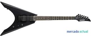 Foto guitarra fernandes vortex deluxe black satin