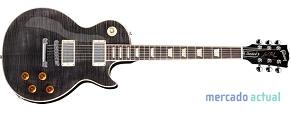 Foto guitarra gibson les paul std 2012 premium plus trans black