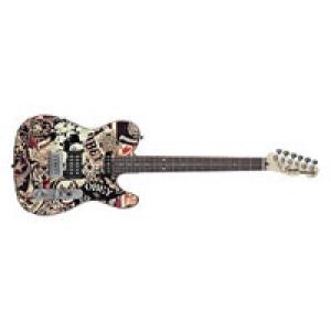 Foto Guitarra squier tele obey graphic sp collage