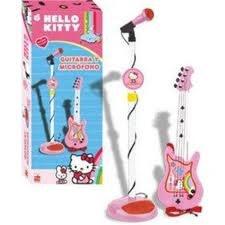 Foto Guitarra y micrófono hello kitty