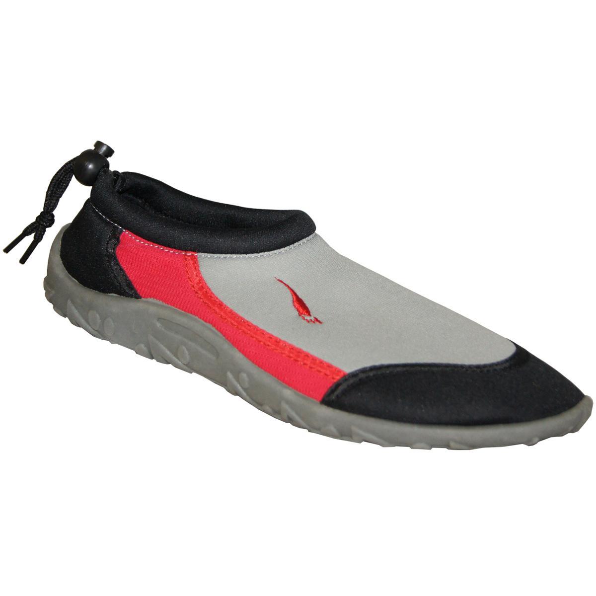 Foto Gumbies Junior/Adult Aqua Shoes Red/Black (Sizes 2-12)