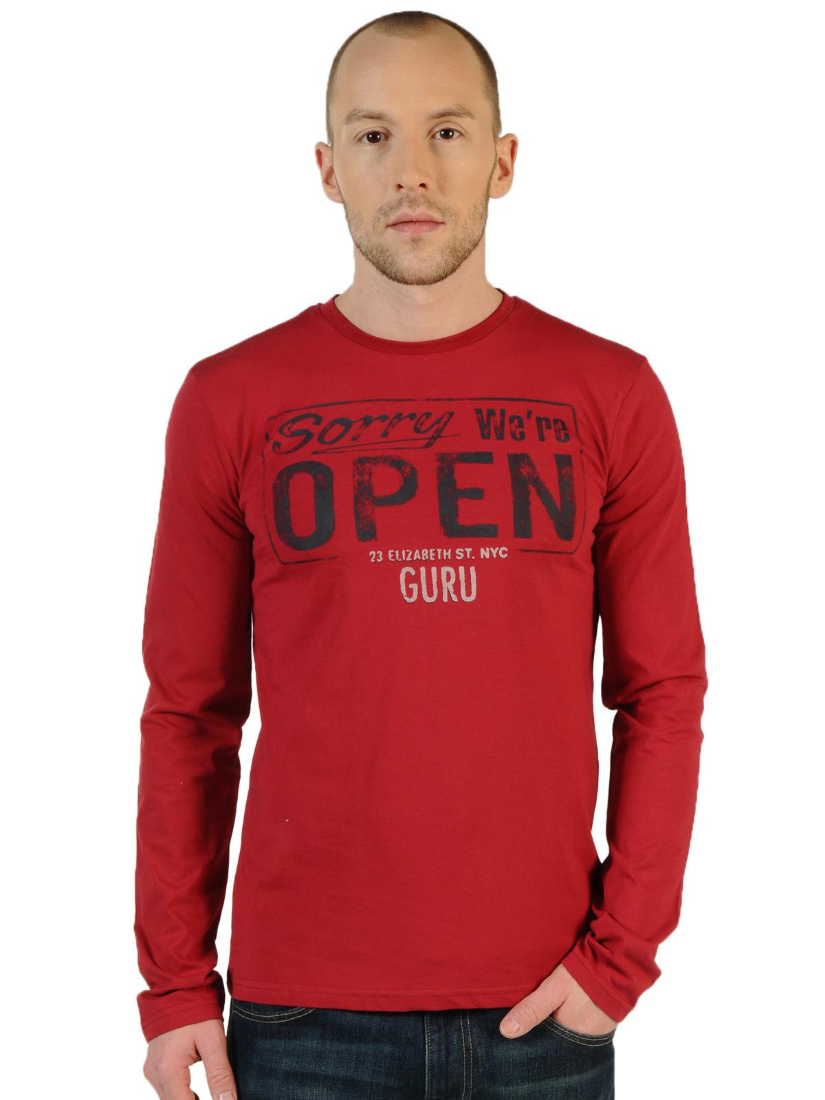 Foto Guru Camiseta m. larga rojo M