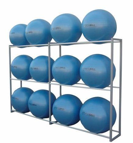 Foto Gym Company Rack Balones 3 bandejas doble