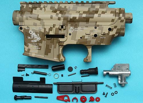 Foto G&P Skull Frog Metal Body for Tokyo Marui M4/M16 Series (Digital Desert) - GP-MEB010DD for GP Airsoft Spare Parts