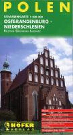 Foto Höfer Polen PL002. Ostbrandenburg, Niederschlesien 1 : 200 000. Straßenkarte