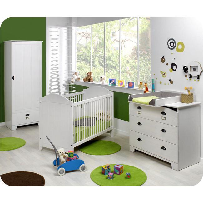 Foto Habitación bebé completa charme blanca ( habitación bebé charme )