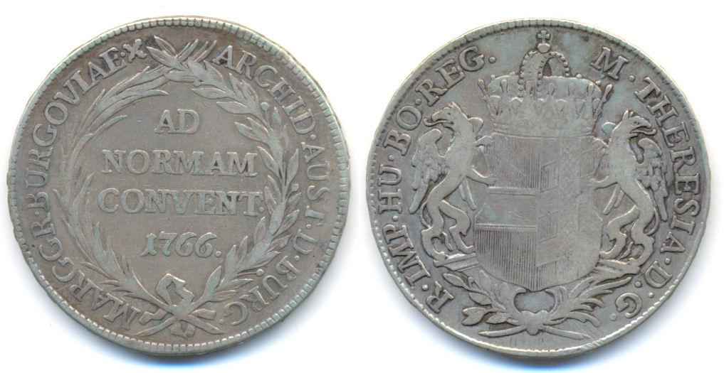 Foto Habsburg: Maria Theresia, 1740-1780 Taler 1766 Günzburg