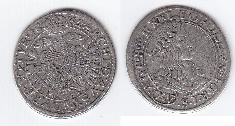 Foto Habsburg 15 Kreuzer 1662