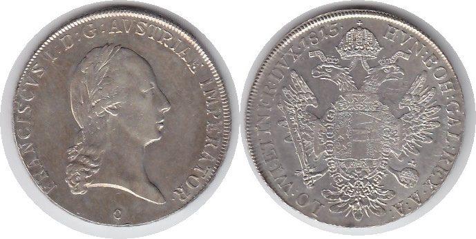 Foto Habsburg Konventionstaler 1815