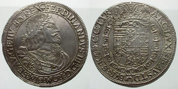 Foto Habsburg-Lothringen Taler 1655