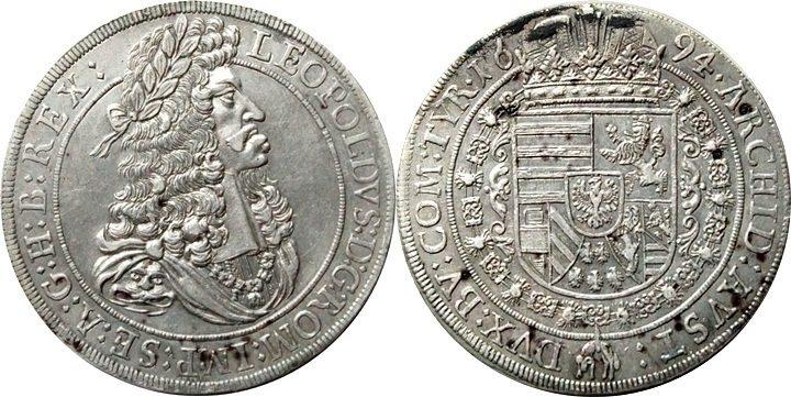 Foto Habsburg Taler 1694