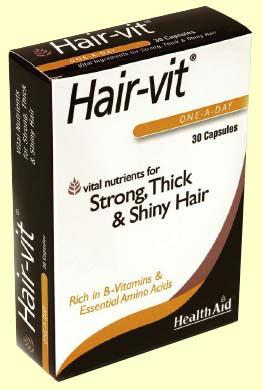 Foto Hair-Vit - Health Aid - 30 cápsulas