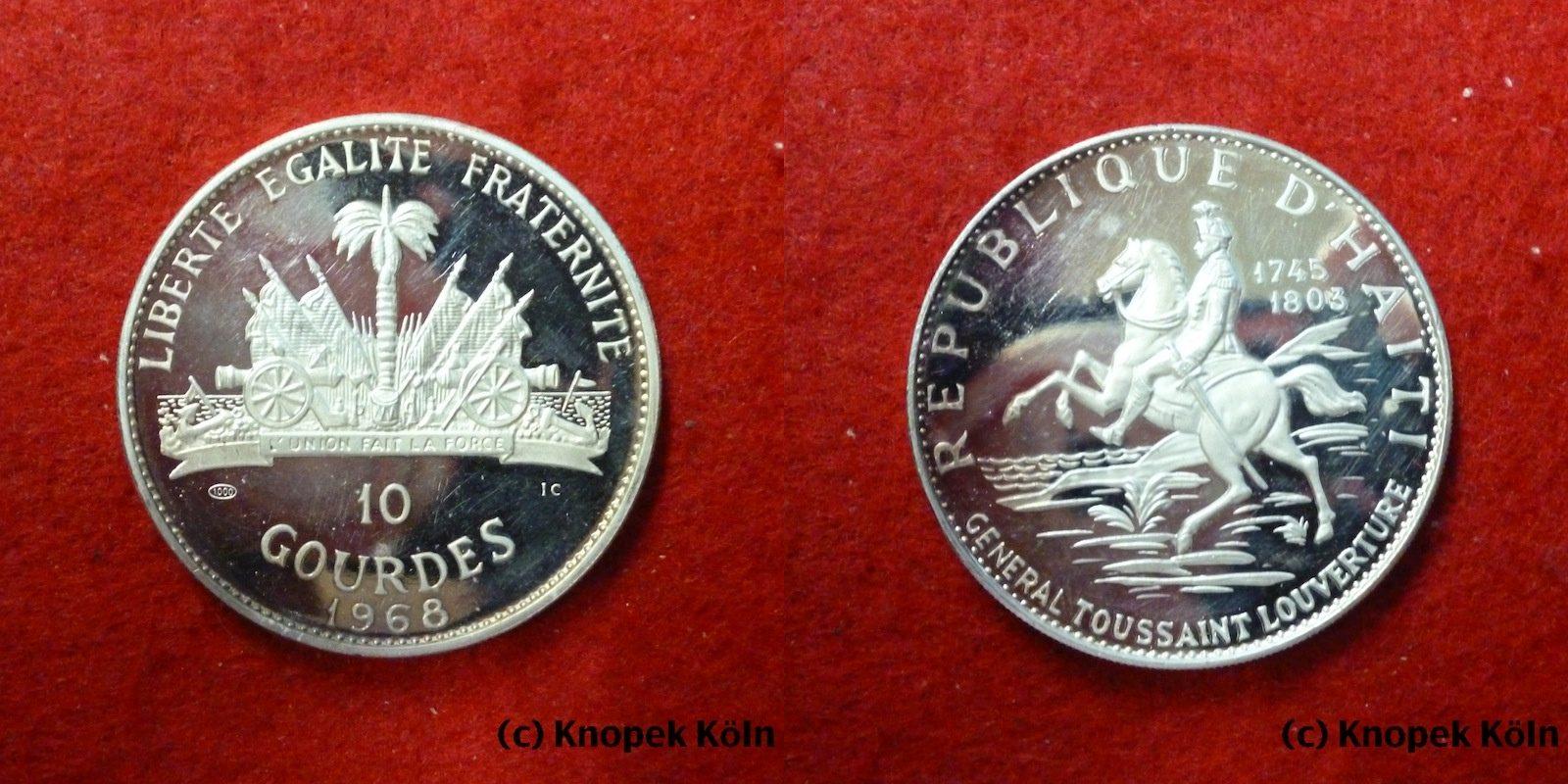 Foto Haiti 10 Gourdes 1968