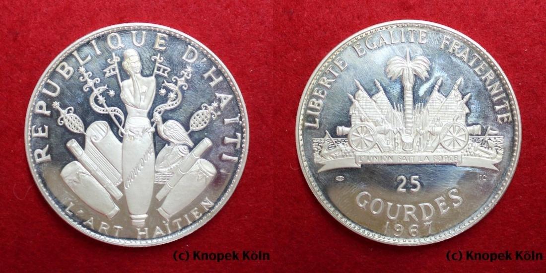 Foto Haiti 25 Gourdes 1967