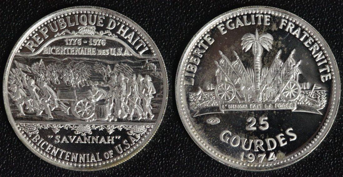 Foto Haiti 25 Gourdes 1974