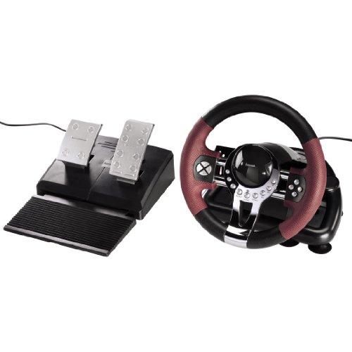 Foto Hama - Racing Wheel Thunder V5 Para Ps3, Con Cables, Wheel + Pedals