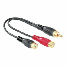 Foto Hama Subwoofer Adapter, RCA Plug - 2 RCA Sockets
