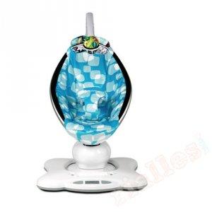 Foto Hamaca Bebe Balancín 4moms Mamaroo Plush Azul