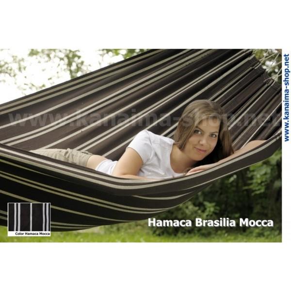 Foto Hamaca individual+ con barra brasilia mocca
