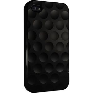 Foto Hard Candy Soft Touch Black Bubble Slider Case for iPhone 4