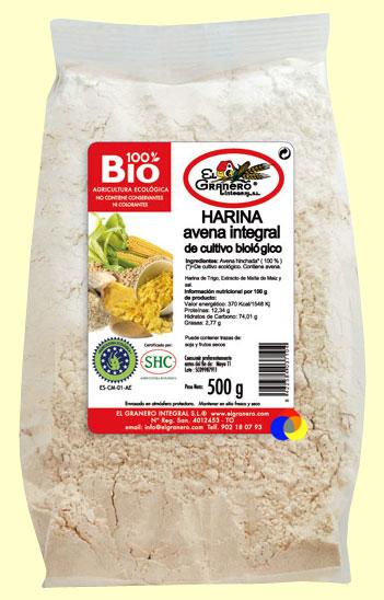 Foto Harina Avena Integral Bio - El Granero - 500 gramos [Biogran]